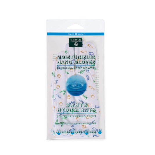 Earth Therapeutics Moisturizing Hand Gloves W/Garden Prints - (1 Pair)