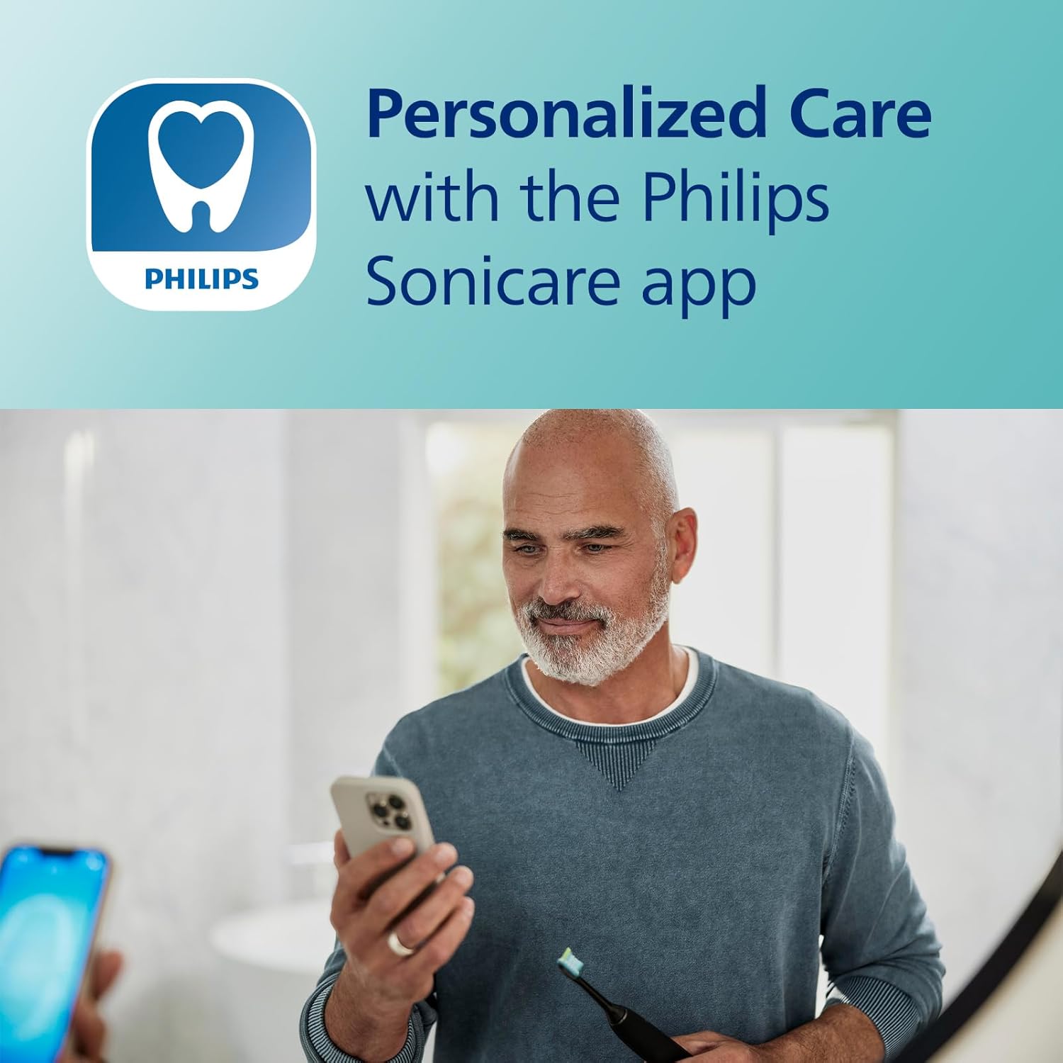 Philips Sonicare Diamondclean Smart 9300 Electric Toothbrush, Sonic Toothbrush With App, Pressure Sensor, Brush Head Detection, 4 Brushing Modes And 3 Intensity Levels, Grey, Model Hx9903/45