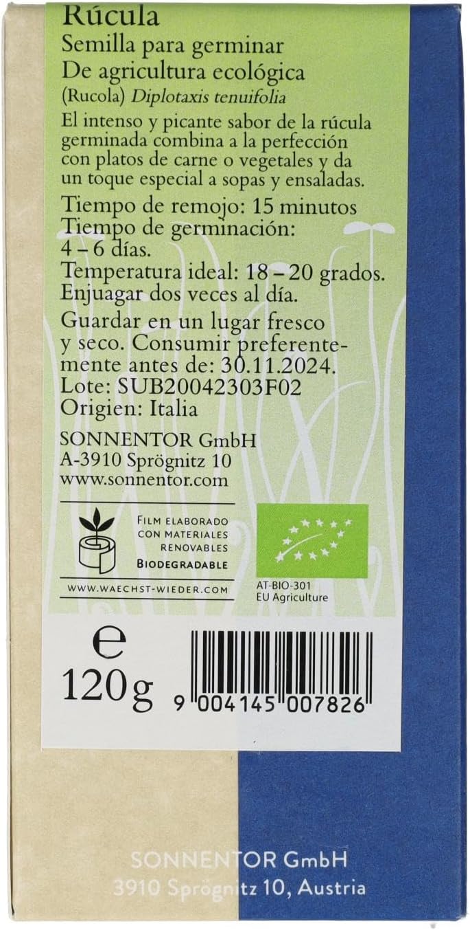 Sonnentor Arugula (120 G) - Organic