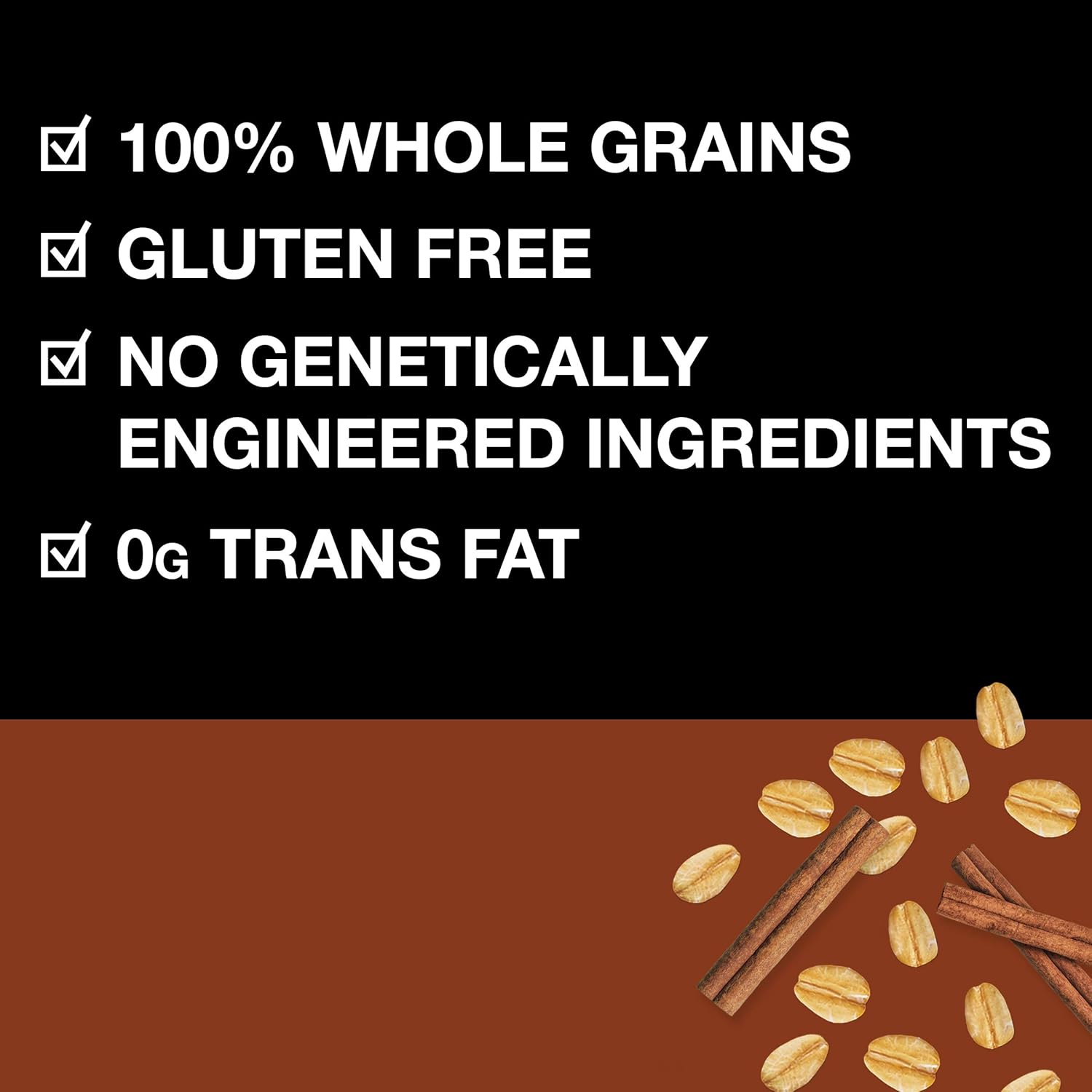 Kind Healthy Grains Granola, Cinnamon Oat Clusters With Flax Seeds, Healthy Snacks, Gluten Free, 100% Whole Grains, 5G Protein, 11Oz, 6 Count