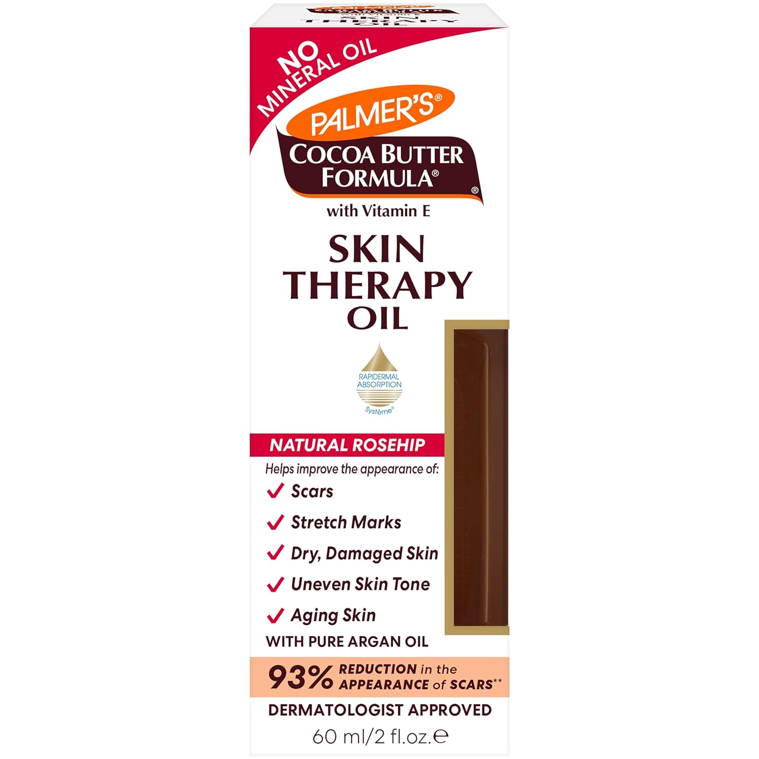 Palmer'S Cocoa Butter Formula Skin Therapy Moisturizing Body Oil With Vitamin E, Rosehip Fragrance, 2 Ounces : Beauty & Personal Care