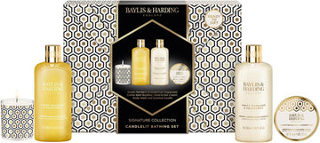 Baylis & Harding Sweet Mandarin & Grapefruit Gift Wrapped Candlelit Gift Set - Vegan Friendly (Pack Of 1)