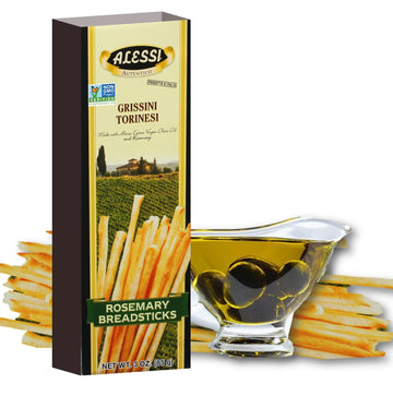 Vigo Alessi Rosemary Breadsticks Boxes - 3 Oz - 12 Pk