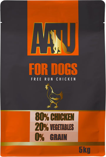 Aatu 80/20 Complete Dry Dog Food, Chicken 5Kg - Dry Food Alternaitve To Raw Feeding, High Protein. No Nasties, No Fillers27259.0