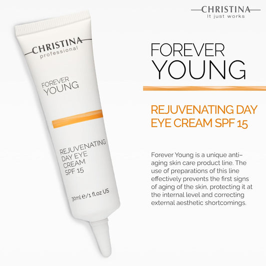 -Christina- Forever Young Eye Cream With Spf 15 | Cream With Vitamin K Hydrates, Rejuvenates, Revitalizes The Skin 30Ml