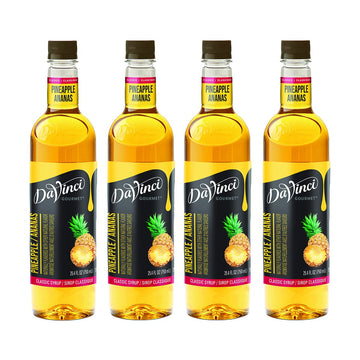 Davinci Gourmet Classic Pineapple Syrup, 25.4 Fluid Ounce (Pack Of 4)