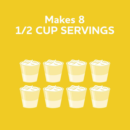 Jell-O Lemon Cook & Serve Pudding Mix 4.3 Ounce Box (Pack Of 6)