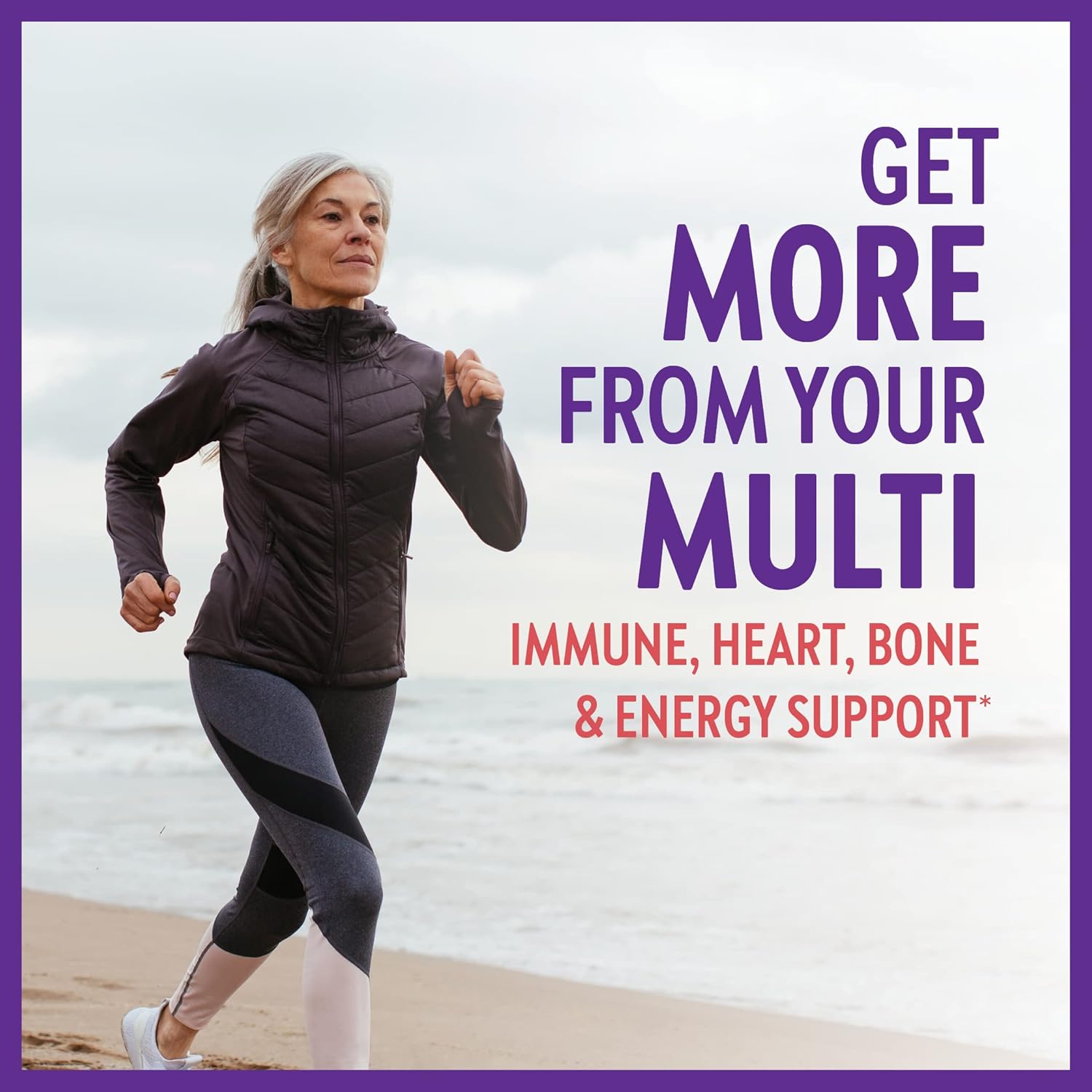 New Chapter Women's Multivitamin 50 Plus for Cellular Energy, Heart & Immune Support with 20+ Nutrients + Astaxanthin - Every Woman's One Daily 55+, Gentle on The Stomach, 72 Count
