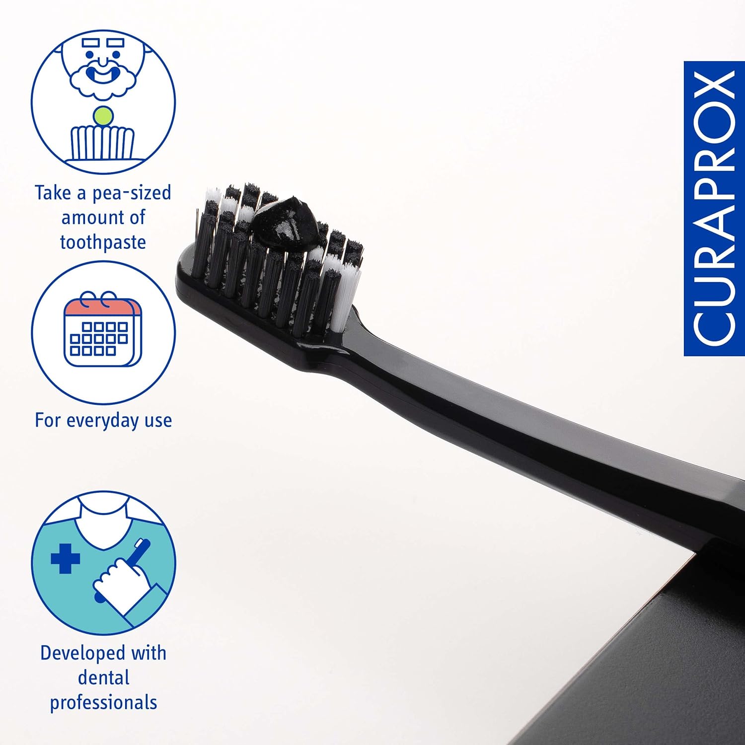 Curaprox Black Is White Charcoal Toothpaste : Amazon.co.uk: Health & Personal Care