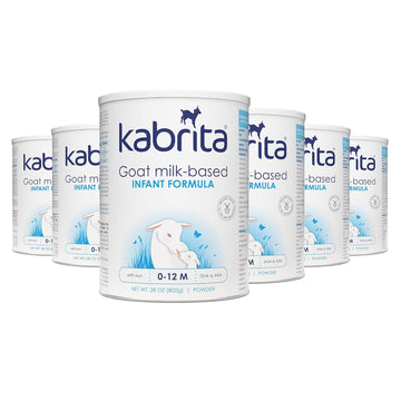 Kabrita Goat Milk-Based Infant Formula – 28Oz – Pack Of 6 – Natural, Gentle Baby Formula – European, Non-Gmo – Ages 0-12 Months