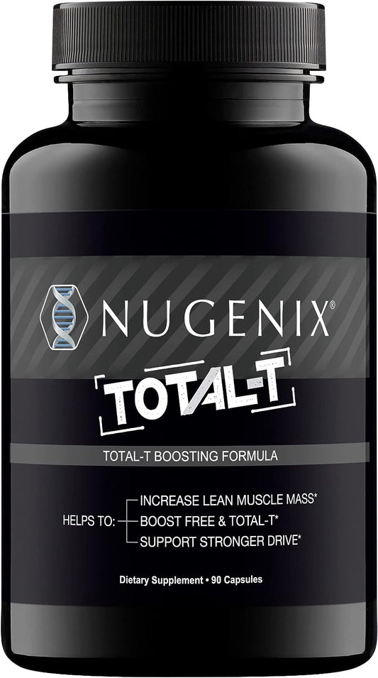 Nugenix Total-T Free And Total Testosterone Booster For Men & Nugenix Cortisol Control Bundle