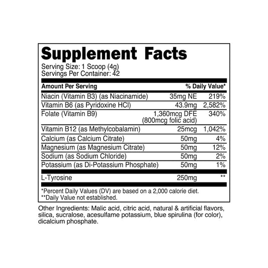 Transformhq Hydration 42 Servings (Blue Raspberry) - Electrolytes, Men