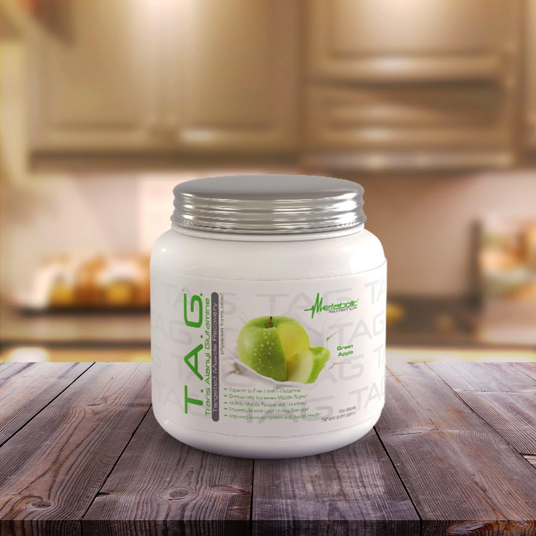 Metabolic Nutrition, Tag, Trans Alanyl Glutamine, 100% L-Glutamine Peptide Powder, Pre Intra Post Workout Supplement, 400 Grams (40 Servings) (Fruit Punch) : Health & Household
