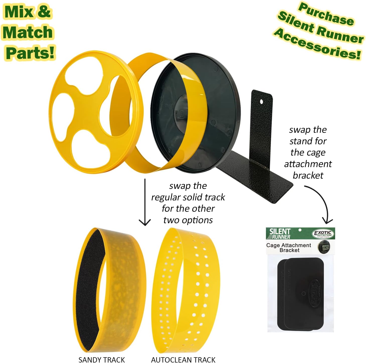 Autoclean Track (for Silent Runner 9") - Ventilated Easy Clean Track for Silent Runner Pet Exercise Wheel : Pet Supplies