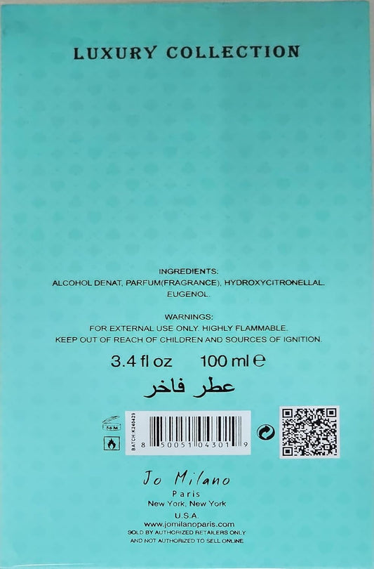 Jo Milano Game Of Spades Moon Eau De Parfum Spray For Unisex, 3.4 Ounce : Beauty & Personal Care