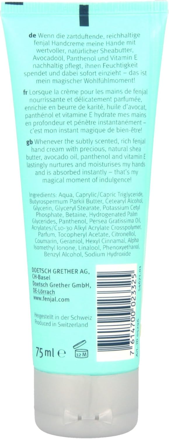 Fenjal Intensive Hand Cream 75 ml : Amazon.co.uk: Beauty