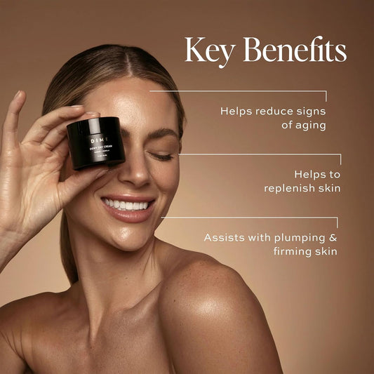 Dime Beauty Dewy Day Cream, Morning Face Moisturizer With Rosehip Oil And Snow Mushroom, 1.7 Oz / 50 Ml