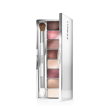 Clinique All About Shadow Eye Shadow Palette, 8 Silky + Buildable Shades | Safe For Sensitive Eyes