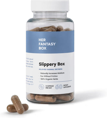 Slippery Box Feminine Care For Vaginal Health | Feminine Care For Women, 60 Fast-Acting Capsules