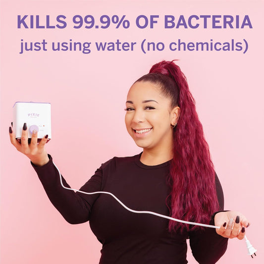 Pixie Menstrual Cup & Disc Boiler Sterilizer - Easily Submerge & Clean Your Period Cup In Boiling Water! Kills 99.9% Of Germs With Cleaner Boiling Solution - The Most Soothing Way To Wash Your Cup