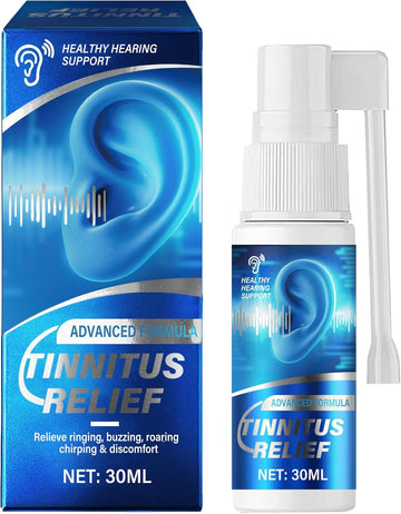 Tinnitus Rêlief For Ringing Ears, Tinnitus Rêlief Spray For Reduce Ear Ringing & Improve Hearing, 30 Ml
