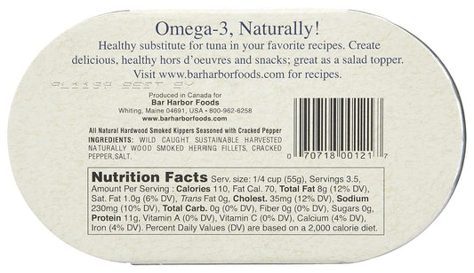 Bar Harbor All Natural Smoked Herring Cracked Pepper Oz, 6.7 Ounce
