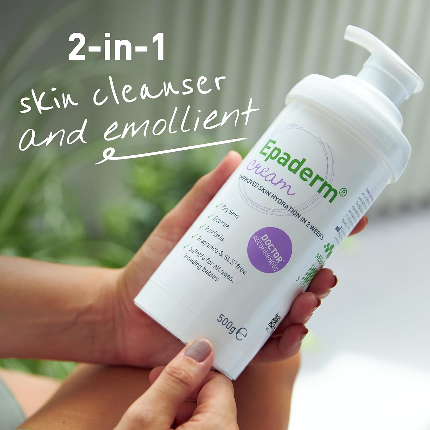 Epaderm Moisturising Cream for Dry Skin, including Eczema and Psoriasis, 500g Pump : Amazon.co.uk: Beauty