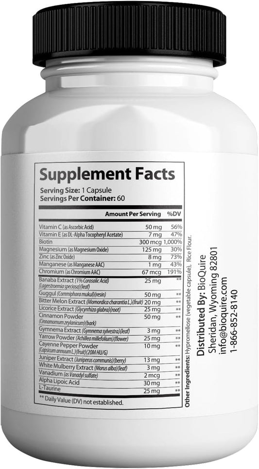 Gluco Max Pure Ultra Dietary Supplement, 60 Capsules, Maximum Strength, Supports Healthy Blood Sugar Levels, Optimizes Overall Health (2)