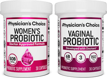 Physician'S Choice Feminine Power Duo Bundle - Vaginal Probiotic + Womens Probiotic