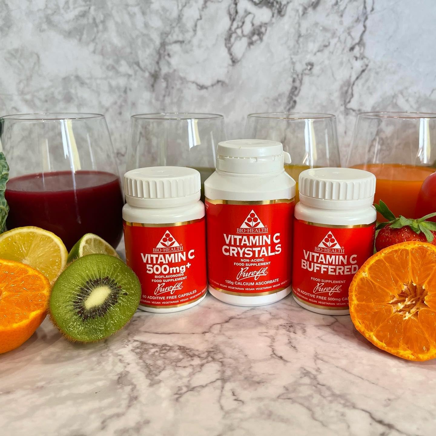 Bio-Health Buffered Vitamin C Tablets, Pure Vitamin C Supplements, Bonded with Calcium for Boosting Immune System, Stomach Friendly, Suitable for Vegetarians and Vegans, Additive Free, 200 Capsules : Amazon.co.uk: Health & Personal Care