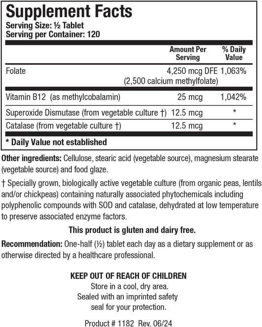Biotics Research Biotics Research 5-Mthf Plus Forte - Brain Health Promotes Calm Relaxed Mood And Serotonin Production 60 Capsules