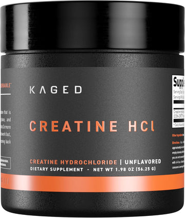 Kaged Creatine Hcl Powder, Lemon Lime, Muscle Building And Recovery Supplement, Patented Formula, Highly Soluble Powder, 75 Servings
