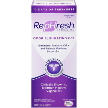 Rephresh Vaginal Gel With 4 Pre Filled Applicators, 0.07 Oz