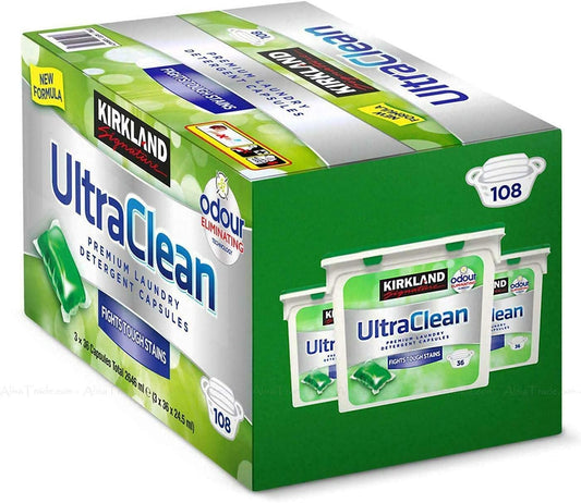 Kirkland Signature Ultra Clean Bio Detergent Laundry Pod Pack Of 3 X 36 Capsules Other