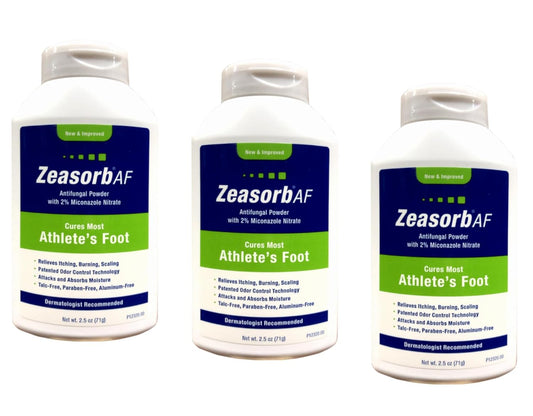 Zeasorb-Af Super Absorbent Antifungal Powder 2.5 Oz(3 Pack)