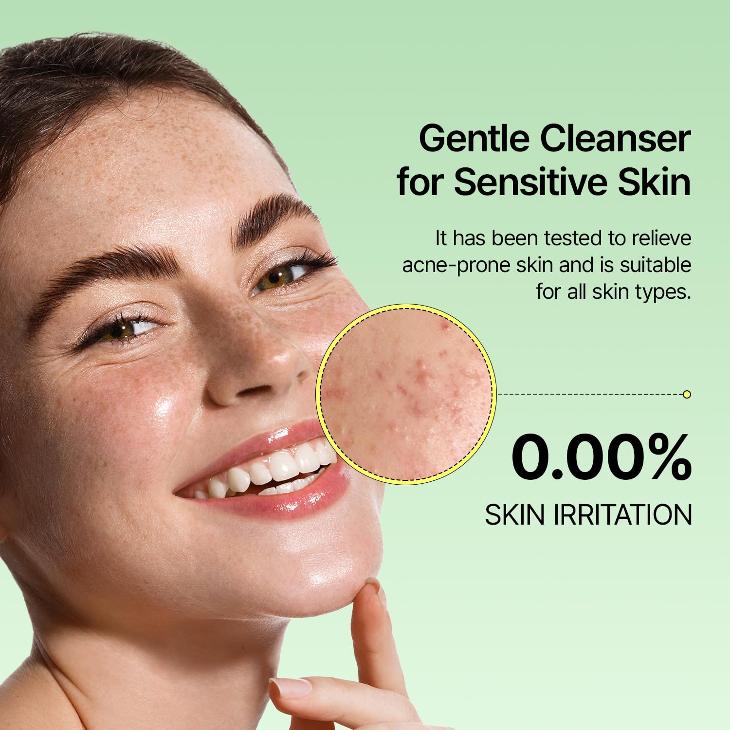 Lha Deep Cleansing Foam, Acne Face Wash, Blackhead Remover For All Skin Types, Korean Skin Care, Vegan, 5.57 Fl Oz