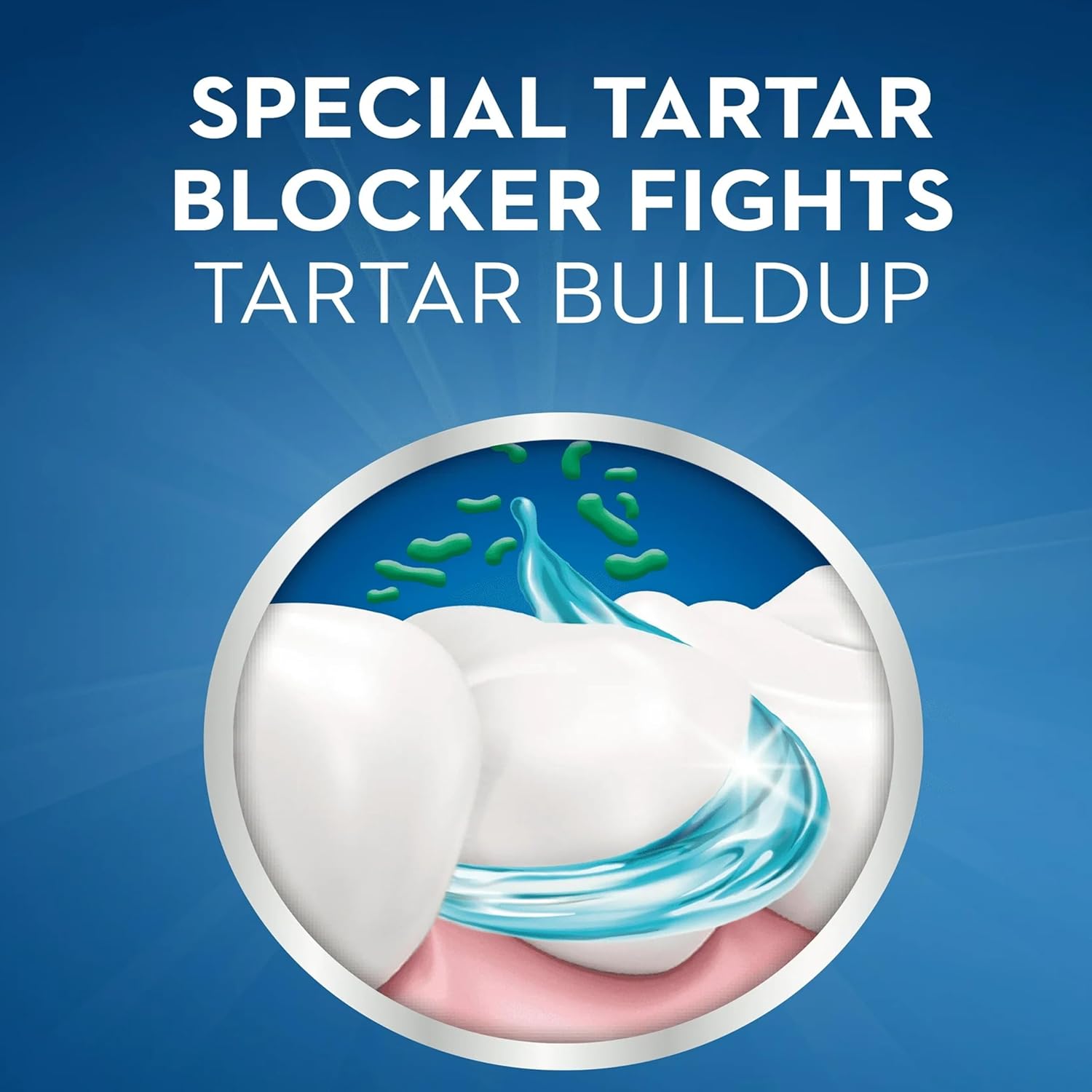 Crest Baking Soda & Peroxide Whitening With Tartar Protection Striped Toothpaste - Fresh Mint, 230G (8.2Oz)