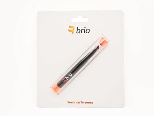 Brio Tweezers For Women – Professional Quality Stainless Steel For Facial, Eyebrow Tweezer To Remove Splinters & Ingrown Hair | Tweezers For Men For Precision Grooming