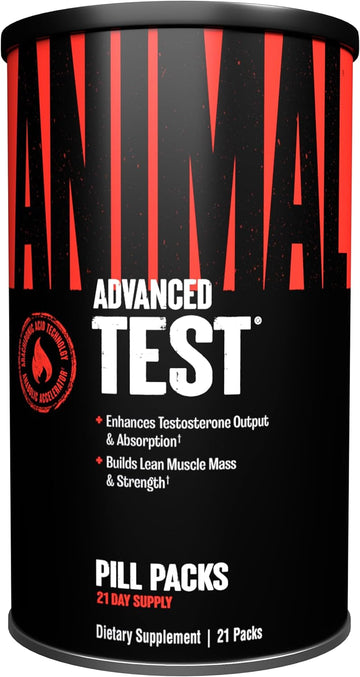 Animal Test – Testosterone Booster For Men – Arachidonic Acid, Yohimbe Bark, Trans Resveratrol, Cissus Quadrangularis – Convenient All-In-One Packs For Strength Athletes & Bodybuilders – 21 Day Cycle