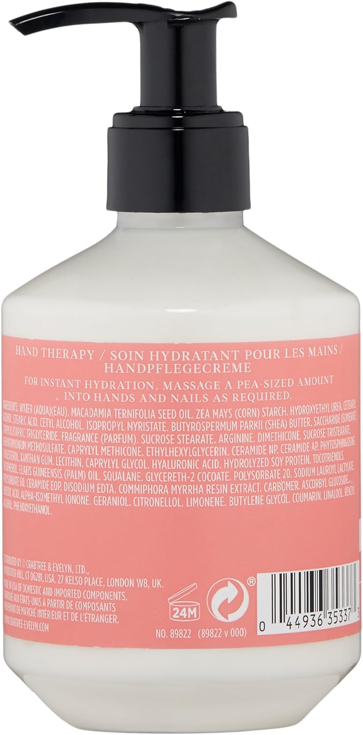 Crabtree & Evelyn Rosewater and Pink Peppercorn Hydrating Hand Therapy, 250 ml : Amazon.co.uk: Beauty