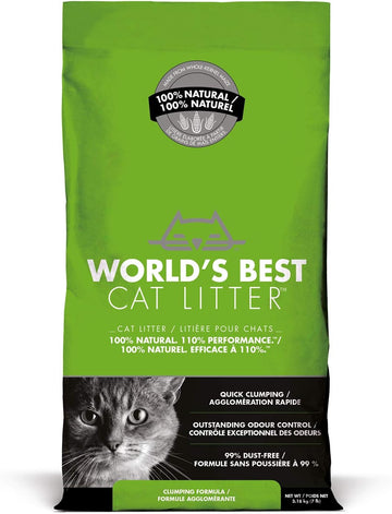 World'S Best Cat Litter, Clumping, Biodegradable, Original 3.18KgWb3.18Kgc