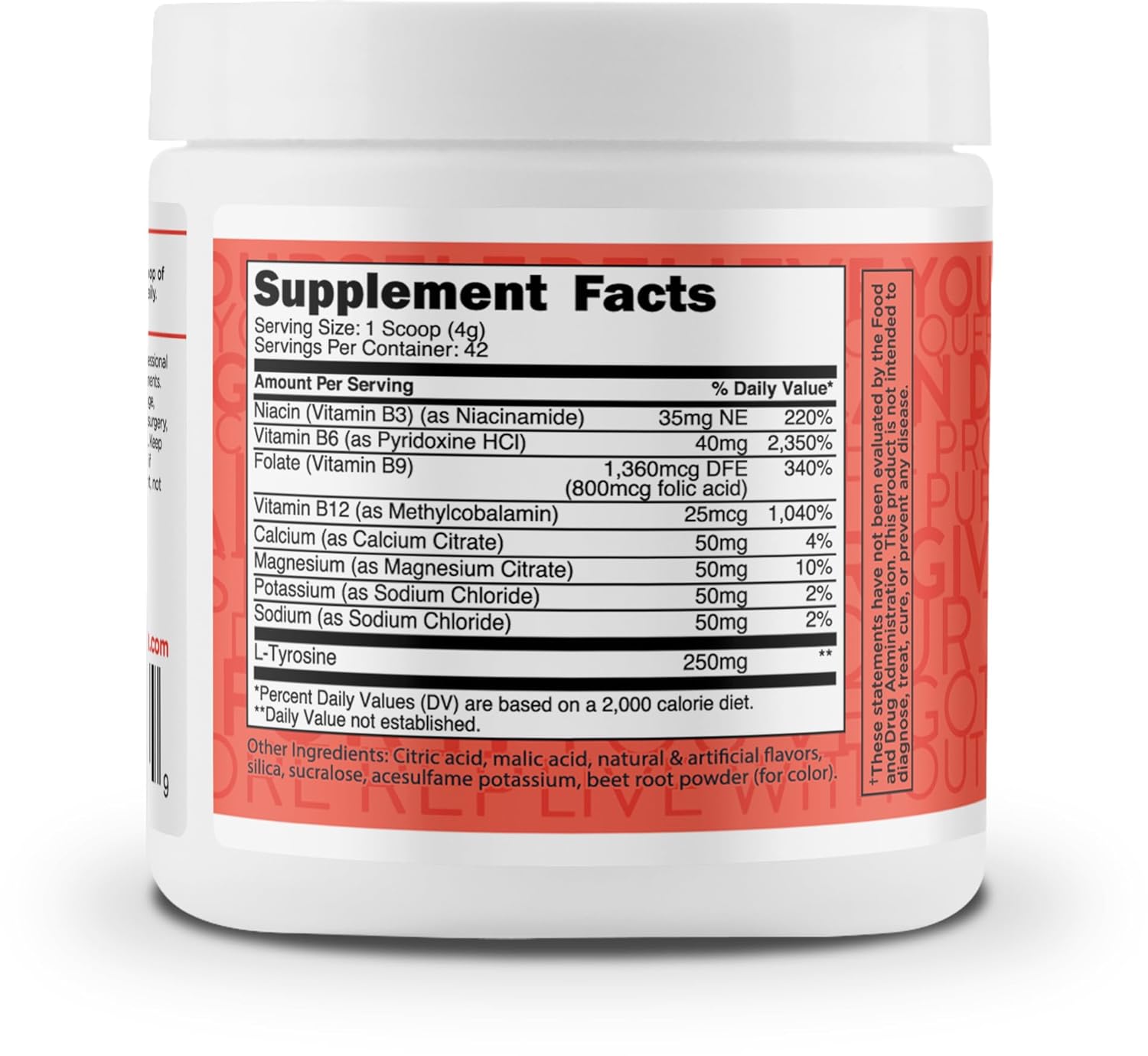 TransformHQ Hydration 42 Servings (Strawberry Lemonade) - Electrolytes