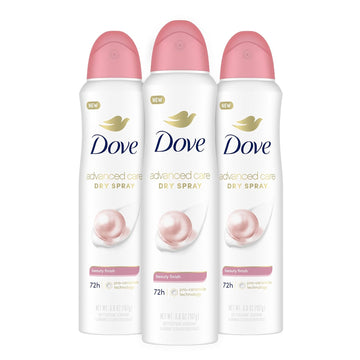 Dove Advanced Care Antiperspirant Deodorant Spray Original Clean For Helping Repair Skin Barrier After Shaving 72-Hour Antiperspirant For Soft Underarms 3.8 Oz