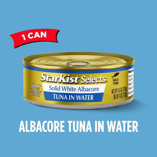 Starkist Selects Solid White Albacore Tuna In Water - 4.5 Oz Can