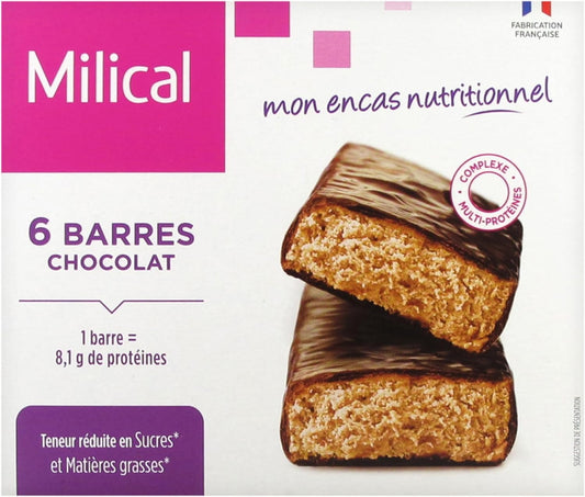 Milical 6 Slimming Bars - Chocolate