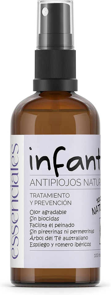 100% Natural Lice Comb Without Piretrines, Total Effectiveness, Nice Smell And Made With The Best Essential Oils: Australian Tea Tree From Leading Brand ‘Essenciales’