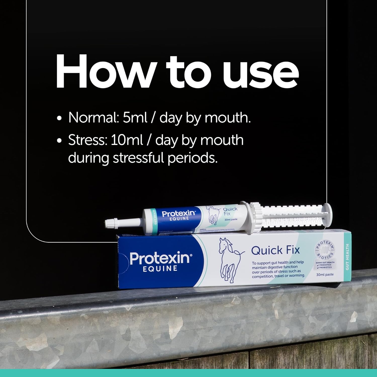 Protexin Equine Premium Quick Fix 30 ml Clear : Amazon.co.uk: Pet Supplies