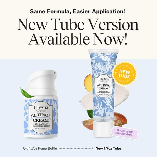 Lilyana Naturals Retinol Cream - Made In Usa, Anti Aging Moisturizer For Face And Neck,Wrinkle, Retinol Complex - 1.7Oz