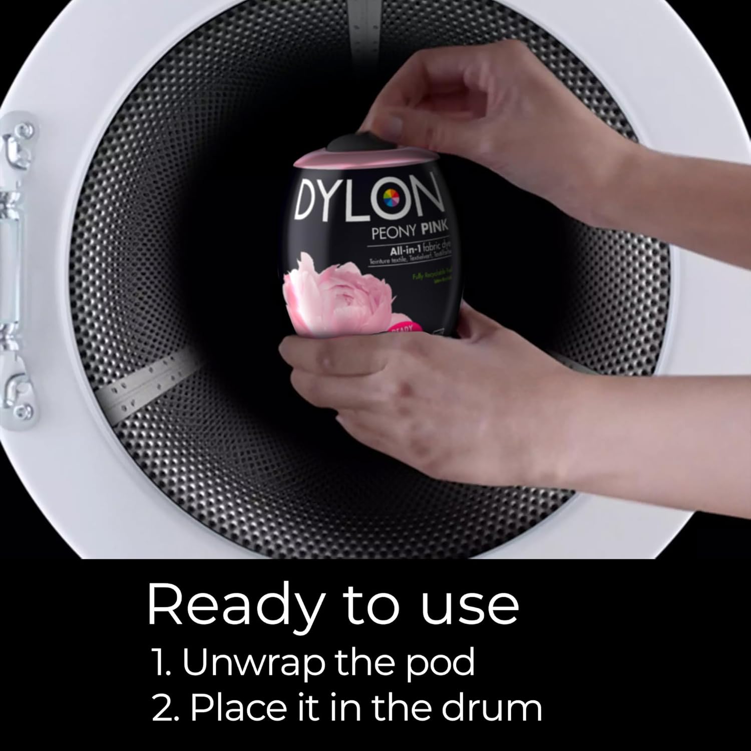 DYLON Washing Machine Fabric Dye Pod for Clothes & Soft Furnishings, 350g β Ocean Blue : Amazon.co.uk: Grocery