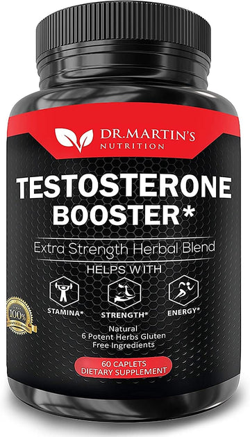 Extra Strength Testosterone Booster - Naturally Boost Your Stamina, Endurance, Strength & Energy For Men & Women - Burn Fat & Build Lean Muscle Mass Today